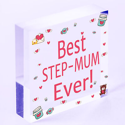 Best Step Mum Gifts Mirror Heart Gift For Mum Novelty Birthday Mothers Day Gifts