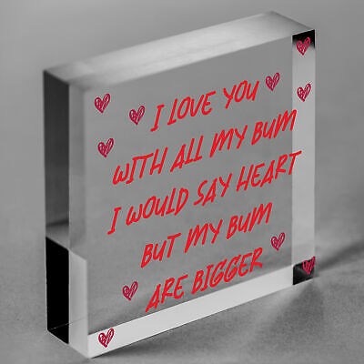 Funny Valentines Day Card For Boyfriend Husband Novelty Card For Him Rude Gift