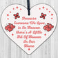 Memorial Plaque Hanging Wooden Heart In Memory Plaque For Mum Dad Nan Grandad