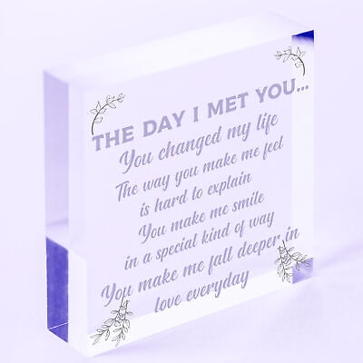 Anniversary Birthday Christmas Gift For Boyfriend Girlfriend Husband Wife Block