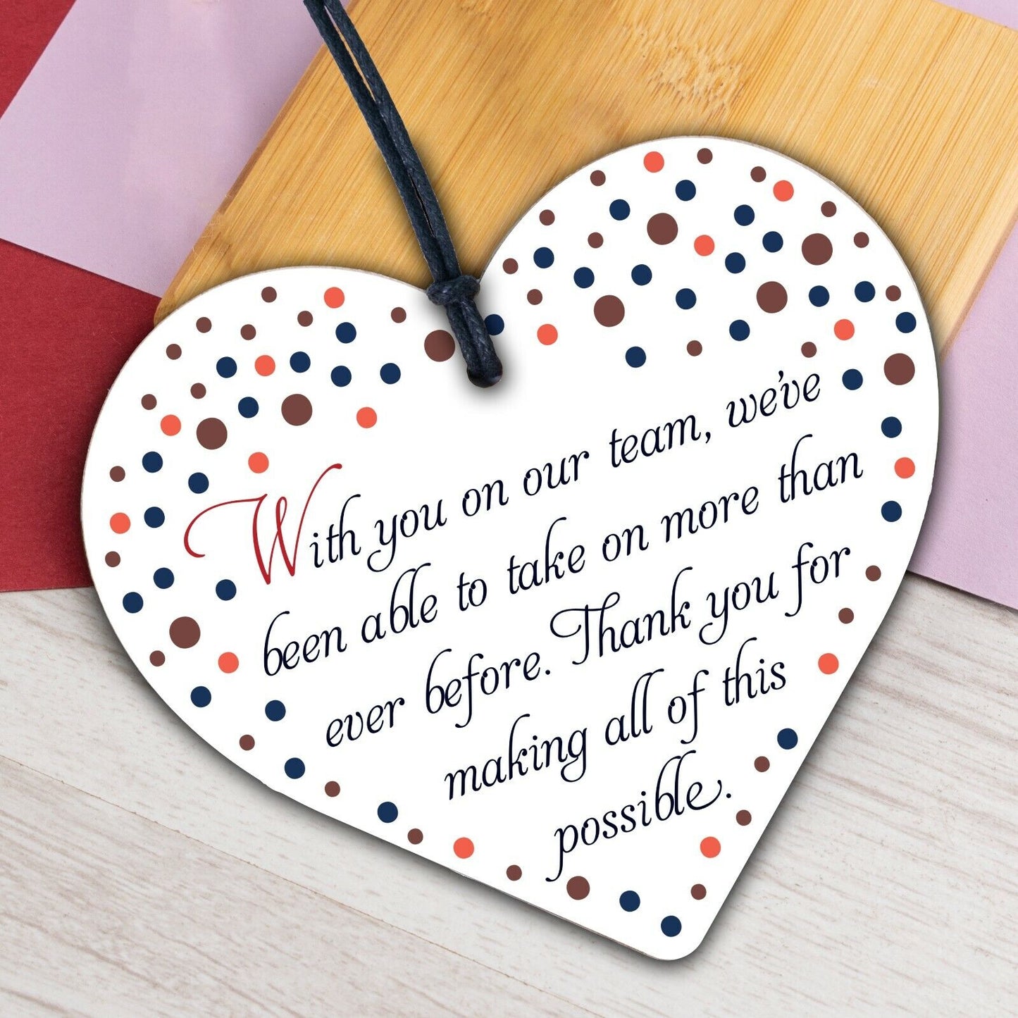 Special And Few Colleagues Heart Plaque Sign Friendship Thank You Office Gift