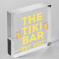 Novelty Tiki Bar Sign For Garden Summerhouse Hanging Wall Plaque Alcohol Gift