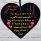 Special Valentines Day Gift For Husband Wife Gift For Him Her Engraved Heart