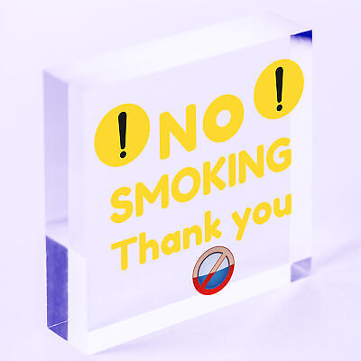 No Smoking Thank You Smoking Area Garden Pub Bar Smoking Area Plaque Wooden Sign