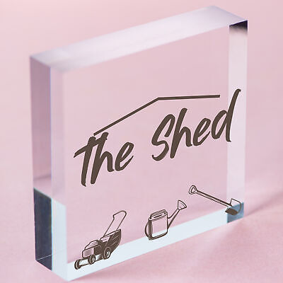 The Shed Signs And Plaques Greenhouse Garden Sign Grandad Mum Nan Birthday Gift