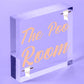 The Poo Room Shabby Chic Bathroom Toilet Loo Plaque Funny Novelty Door Sign