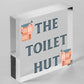 The Toilet Hut Shabby Chic Bathroom Sign Seaside Plaques Beach Nautical Gifts