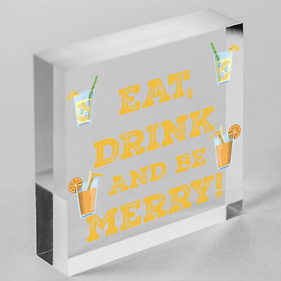 Novelty Be Merry Bar Sign Man Cave Pub Alcohol Gin Beer Christmas Gifts For Him