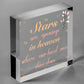 Bereavement Gift Mum Dad Nan Grandad In Memory Memorial Plaque Special Keepsake