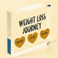 Weight Loss Tracker Chalkboard Hanging Sign Weight Watchers Progress Plaque