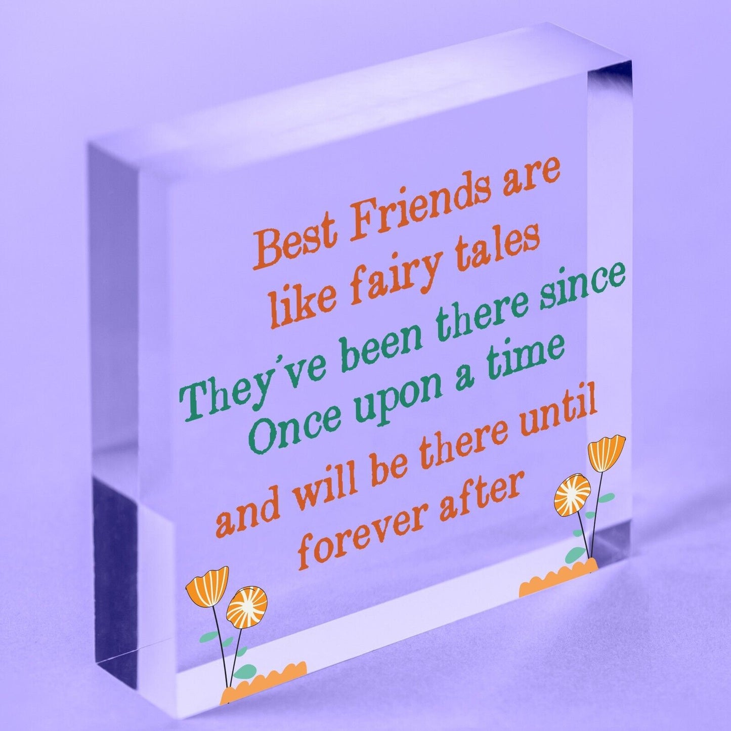 Birthday Gifts For Best Friend Hanging Plaque Christmas Card Gift THANK YOU Sign