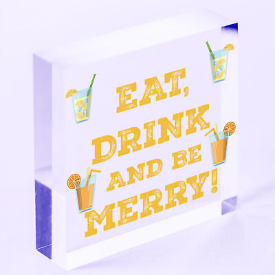 Novelty Be Merry Bar Sign Man Cave Pub Alcohol Gin Beer Christmas Gifts For Him