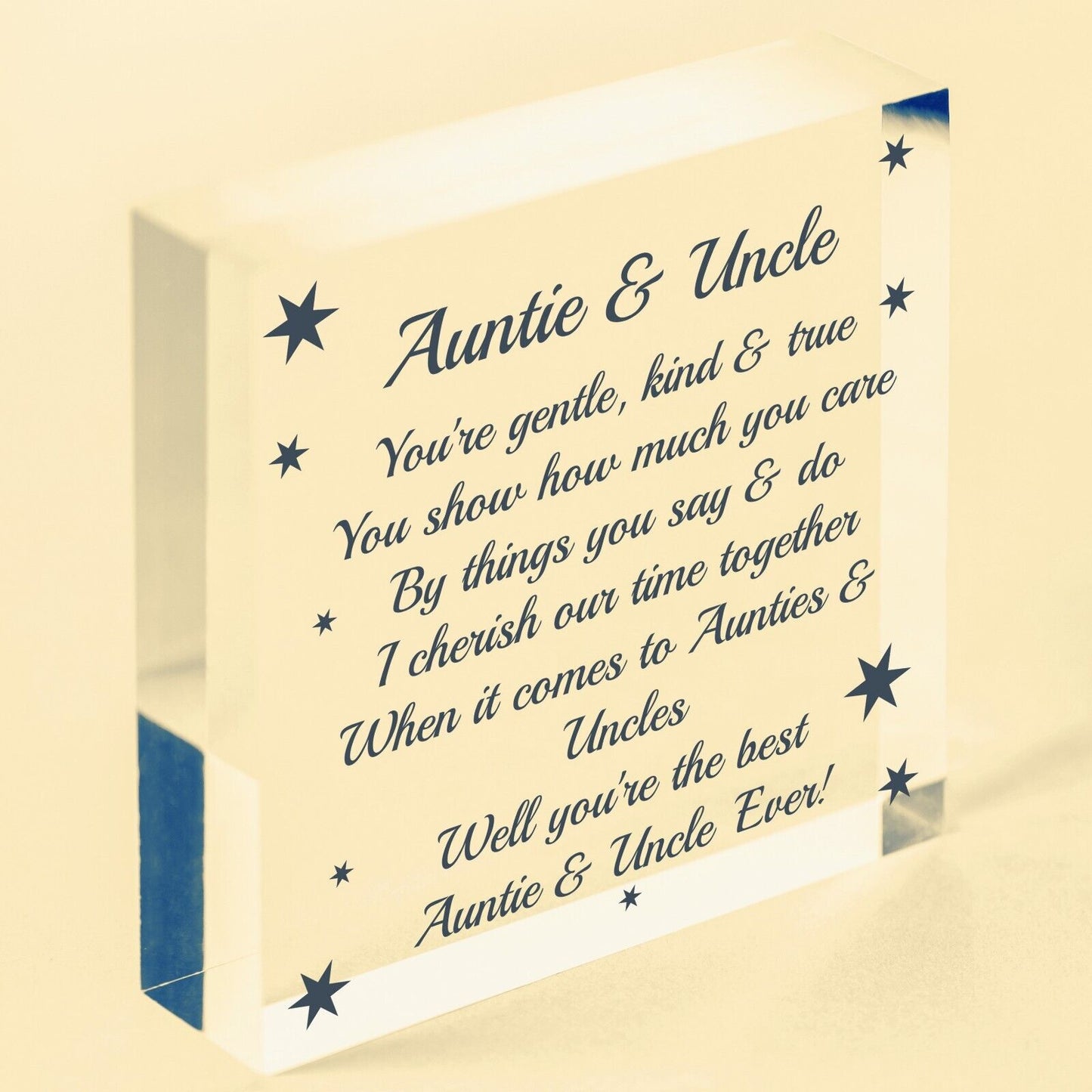 Auntie Plaque Heart Auntie Birthday Christmas Gift From Niece Nephew Sister Gift