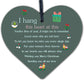 Memorial Plaque For Mum Nan Dad Grandad Hanging Sign Gift Tree Bauble Decoration