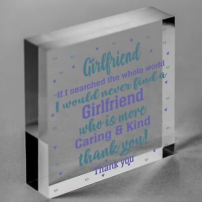 Valentines Gift For Her Girfriend Anniversary Card Heart Birthday Gift Thank You