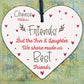 Chance Made Us Colleagues Heart Plaque Sign Friendship FRIEND Gift Thank You