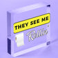 Humourous Funny They See Me Rollin Hanging Plaque Bathroom Toilet Loo Sign Gift