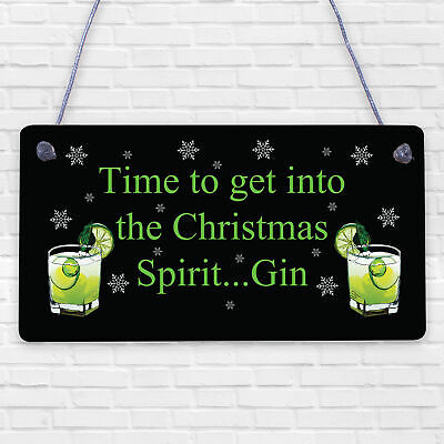 Bar Sign For Home Bar Plaque Gin Drinkers Gift Funny Gin Gift For Friend Xmas