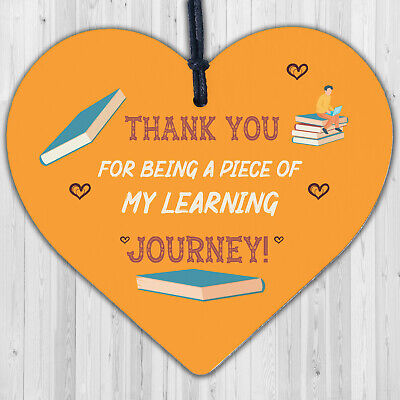 Teacher Heart Hanging Plaque Gifts Thank You Gifts for Teacher Assistant School