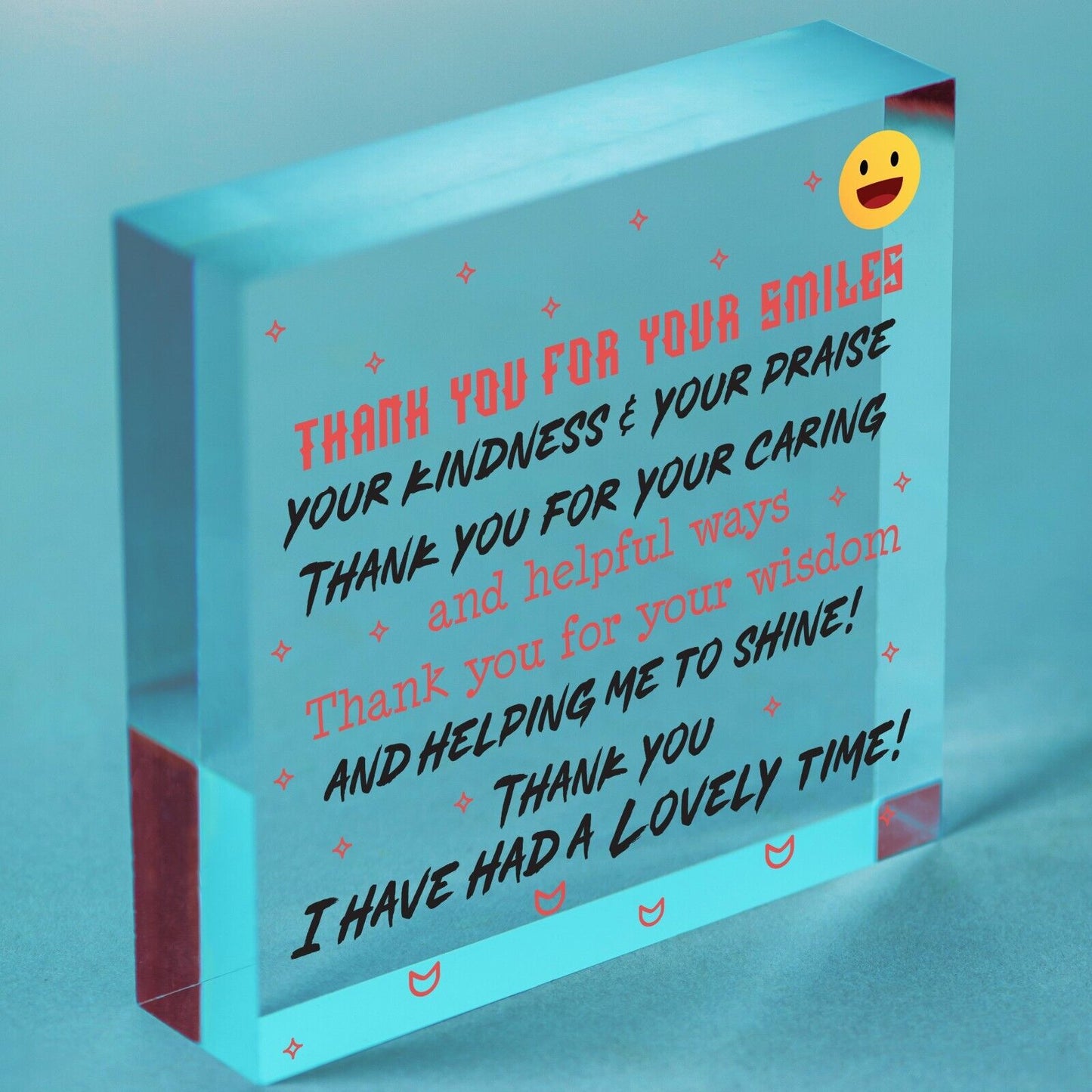 Thank You Gift for Teacher Teaching Assistant Nursery Teacher Leaving Gift Ideas