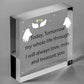 Handmade Special Memorial Plaque For Mum Dad Nan Grandad Hanging Memory Plaque