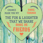 Chance Made Us Friends Dance Teacher Friendship Thank You Leaving Wood Sign Gift