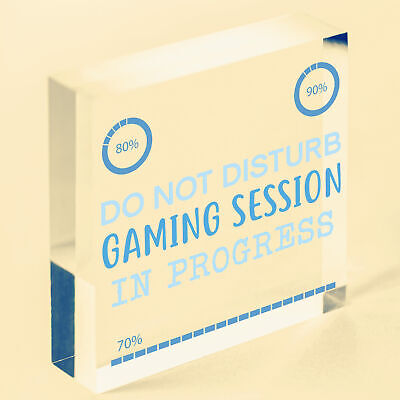 Gaming Room Sign Do Not Disturb Novelty Boys Bedroom Sign Gamer Gift For Him