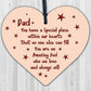 Amazing Dad Gifts For Birthday Wooden Heart Sign Thank You Gifts For Dad