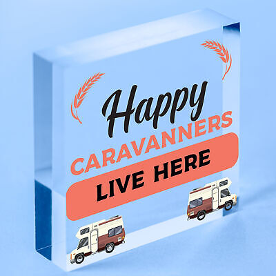 Caravan Sign Engraved Novelty Campervan Sign Caravan Lover Gift Birthday