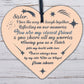 SISTER GIFTS Wood Heart Thank You Keepsake Love Plaque Best Friend Gift For Her