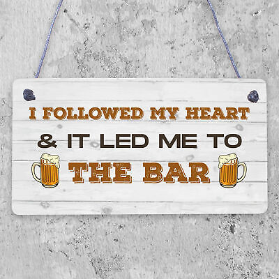 Bar Sign For Outdoor Funny Home Bar Sign Hanging Door Plaque Gift For Men