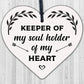 Valentines Day Novelty Gift Wood Heart Sign Anniversary Gift For Him Boyfriend