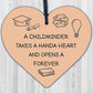 Childminder Thank You Gift Wood Hanging Heart Teacher Friendship Gift Keepsake