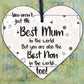 Cute Mother's Day Gift Card Wooden Heart Mum Gifts Nan Gifts Thank You Keepsake