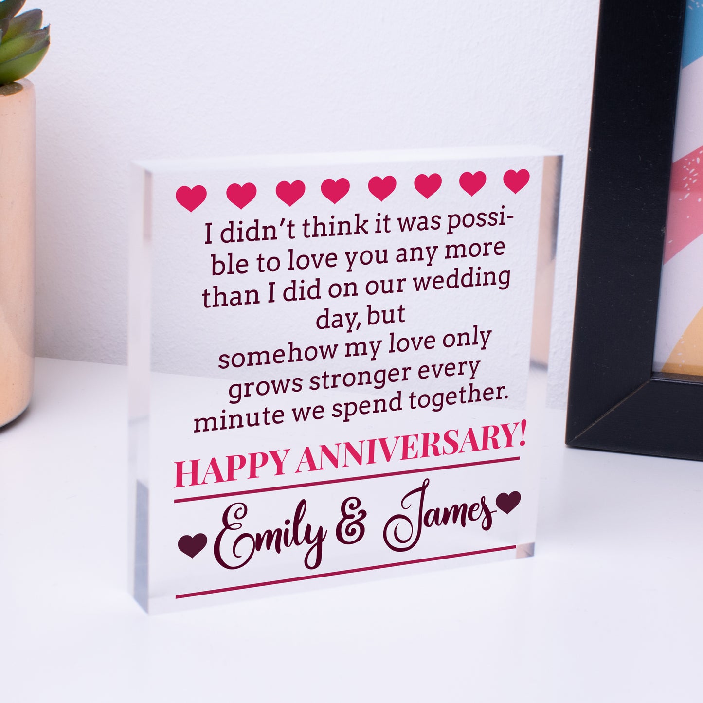 Anniversary Gifts For Him Boyfriend Husband Personalised I Choose You Couples