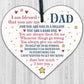 Dad Gift Wooden Heart Special Birthday Christmas Gift For Dad From Daughter Son