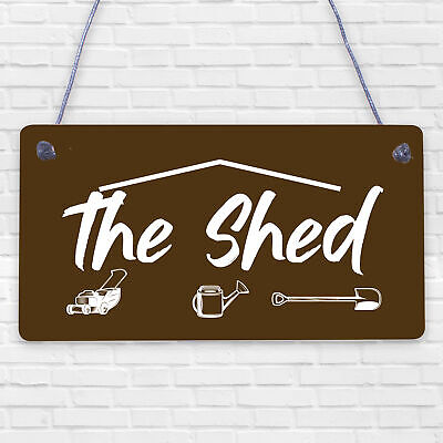 The Shed Signs And Plaques Greenhouse Garden Sign Grandad Mum Nan Birthday Gift