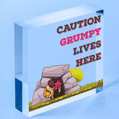 Shed Man Cave Signs Grumpy House Door Plaque Garden Sign Gifts For Dad Grandad