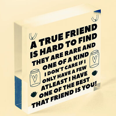 Special Gift For Friend Birthday Christmas Best Friend Plaque Friendship Sign