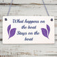 What Happens On The Boat Nautical Decor Shabby Chic Hanging Beach Sign Plaque