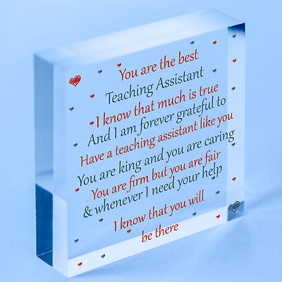 Teacher Teaching Assistant Gifts School Nursery Pre School Leaving Thank You