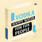 Vodka Novelty Sign Funny Friendship Alcohol Man Cave Bar Pub Hanging Plaque