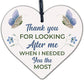 Volunteer Carer Gift Wooden Heart Thank You Gift For Him Her Friendship Gifts