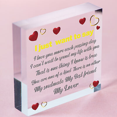 Soulmate Best Friend Valentines Relationship Gift Heart Anniversary Keepsake