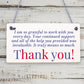 Colleague Gift Plaque Friendship Friend Sign Thank You Leaving Job Work Gift