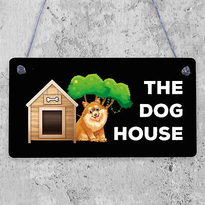 Funny Man Cave Sign THE DOG HOUSE Garage Pub Bar Sign Gift For Men Dad