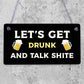 Rude Bar Sign For Home Bar Man Cave Pub Funny Alcohol Gift For Men