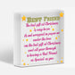 Christmas Gifts For Friend Christmas Card Friendship Thank You Wood Heart Plaque