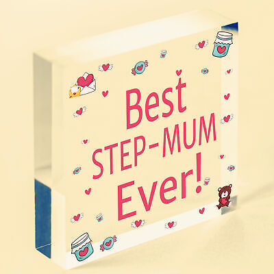 Best Step Mum Gifts Mirror Heart Gift For Mum Novelty Birthday Mothers Day Gifts