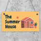 The Summer House Plaque Garden Shed Hanging Wall Door Decor Sign Gifts For Her